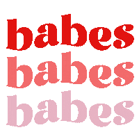 Best Friends Babe Sticker
