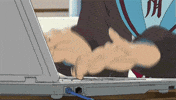 Anime gif. Hands type on a laptop at lightning speed.