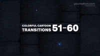 Colorful Cartoon Transitions 51 60 | Video |You Motion