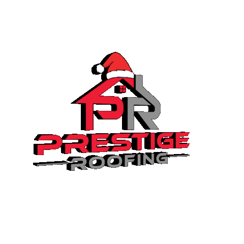 Santa Hat Pr Sticker by Prestige Roofing