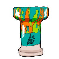 Avatar Cachimba Sticker by Bengala Spain