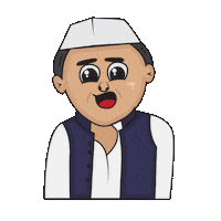 Confused India Sticker by Creative Hatti