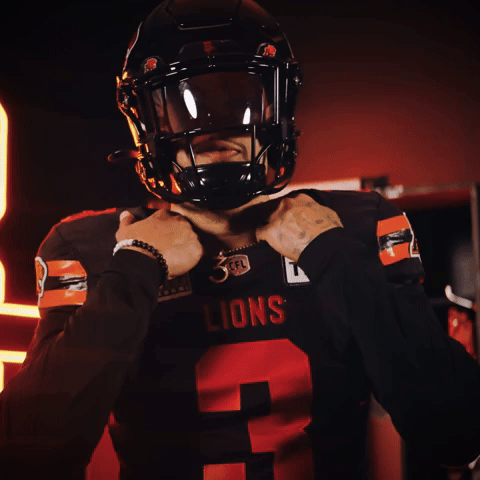 BC Lions VA Vernon Adams JR Football