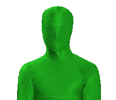 Green Man No Sticker by Linda & Linda