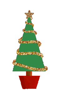 Sparkling Christmas Tree Sticker