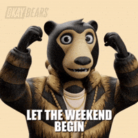 The Weekend GIF by Okay Bears