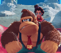 Serious Donkey Kong GIF