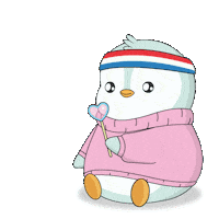 I Love You Kiss Sticker by Pudgy Penguins