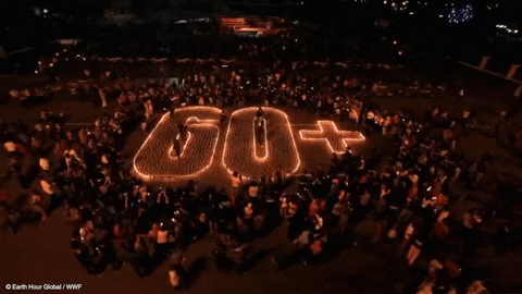 time lapse people GIF by Earth Hour
