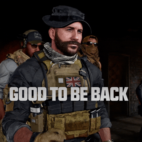 Good To Be Back Fist Bump GIF by Call of Duty