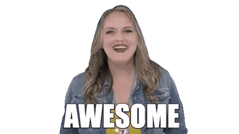 Awesome Well Done Sticker