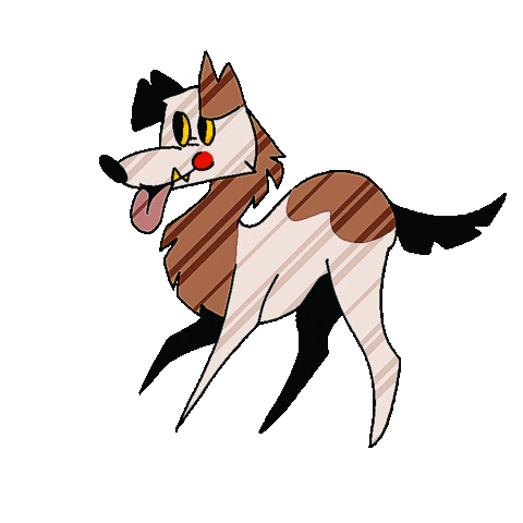 Happy Dog Sticker