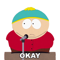 Eric Cartman Ok Sticker by South Park