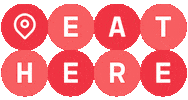 Eathere Sticker by I'm Here Travels