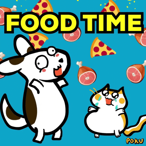 Time Eating GIF by Poku Meow