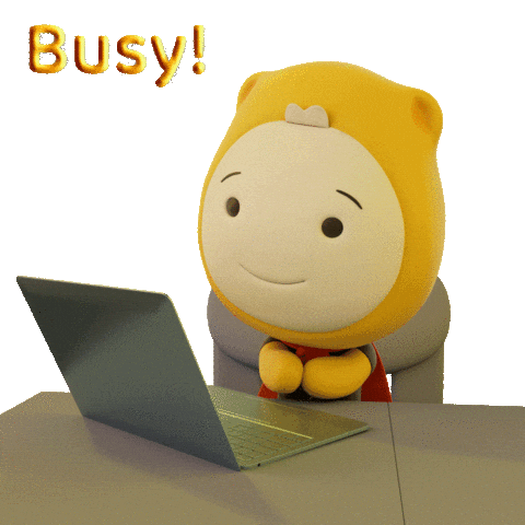 Donotdisturb Working Sticker by Gumazing