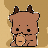 Bread Reindeer GIF