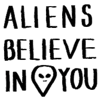 Believe Sci Fi Sticker by T A R V E R
