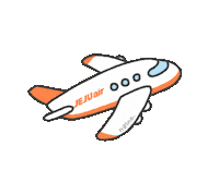 Travel Airplane Sticker by JEJU AIR