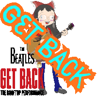 Get Back Beatles Sticker by Shumai.YOKOHAMA
