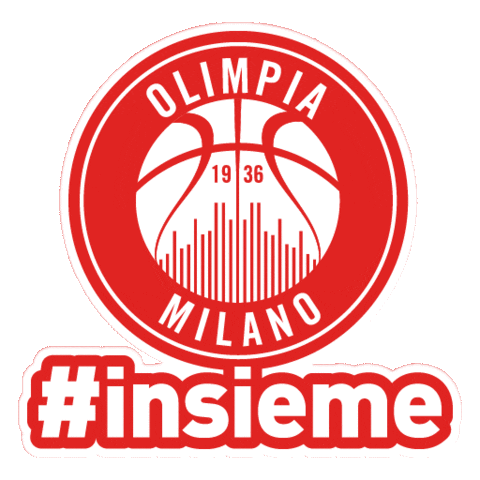 Olimpiamilano Sticker by Pallacanestro Olimpia Milano