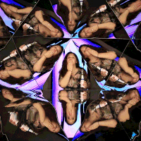 photobooth portrait kaleidoscope timeframe GIF