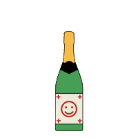 Cheers Sticker by HANJAN