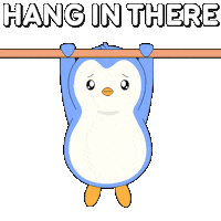 You Got This Never Give Up Sticker by Pudgy Penguins