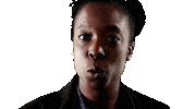 Black Woman Shut Up Sticker by Ennov-Action
