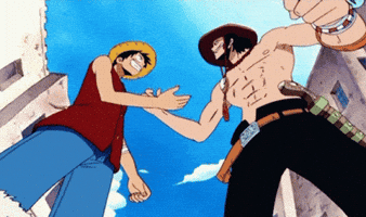 One Piece Handshake GIF