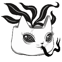 Black And White Art Sticker by Secret Walls