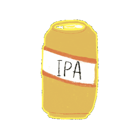 MidwestHouse giphygifmaker beer cheers ipa Sticker