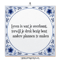 Focus Moment Sticker by Tegelspreuken.nl