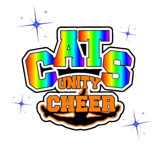 Cats Unity Cheer Sticker by Spellbound Academy of Dance