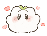 fairymofu love happy かわいい しろ Sticker