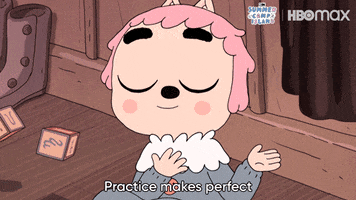Practicing Summer Camp Island GIF by Max