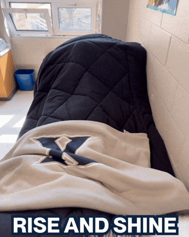 Excited Wake Up GIF by Xavier University