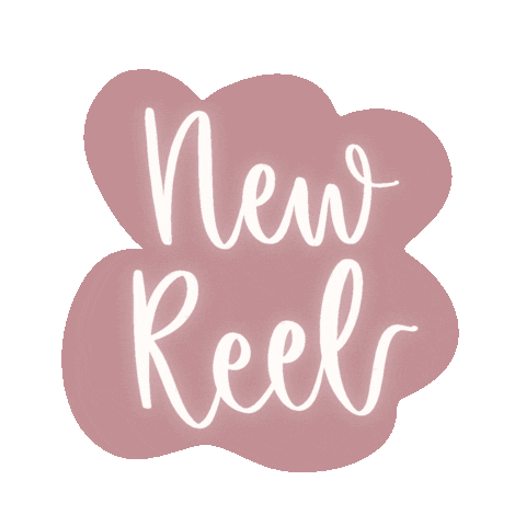 Pink Lettering Sticker