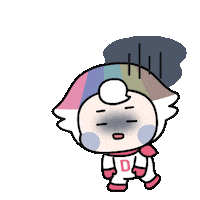 Tired Ghost Sticker by ddmkorea