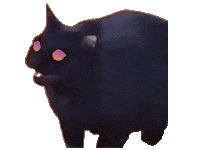 Fat Cat Sticker