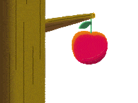 Happy Apple Tree Sticker by Tentacle Media