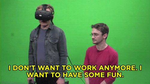 virtual reality work GIF by Team Coco
