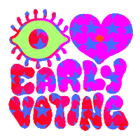 Vote Early Election 2020 Sticker by Art of Voting Early