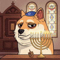 Jewish Hanukkah GIF by Doge Pound