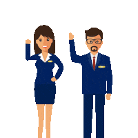 cabin crew Sticker by aeroTELEGRAPH