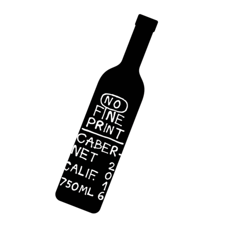 wine chardonnay Sticker by No Fine Print