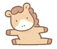 New Year Horse Sticker by BREAD TREE