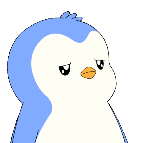 Sad Penguin Sticker by Pudgy Penguins