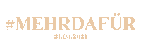 Mehrdafür Sticker by zweitgeist