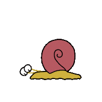Snail Yeti Sticker by YK Animation Studio